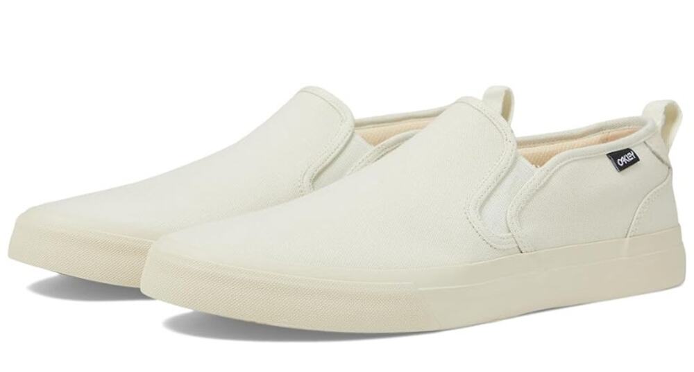 Oakley Mens B1B Classic Slip-on Casual Shoes Size 8 EU 41.5 White Sneakers NWOB